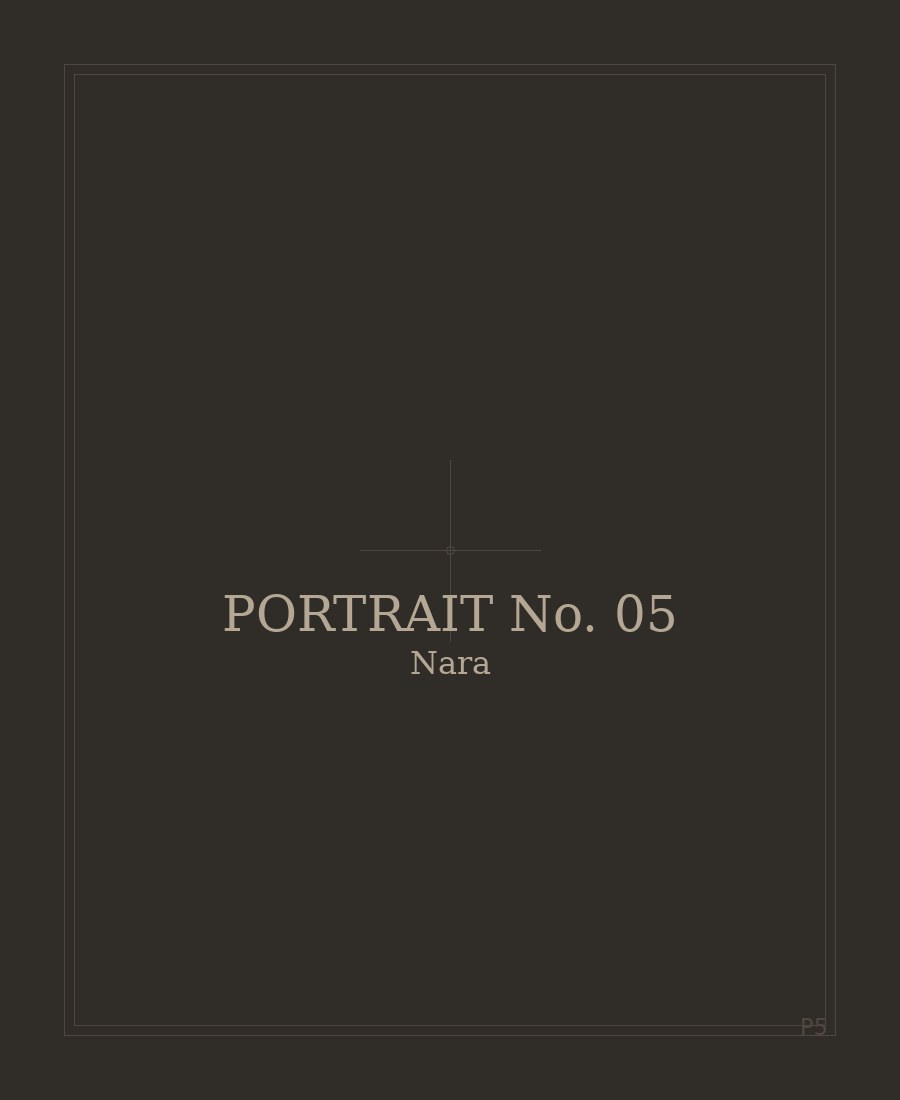 Portrait No. 05 · Nara